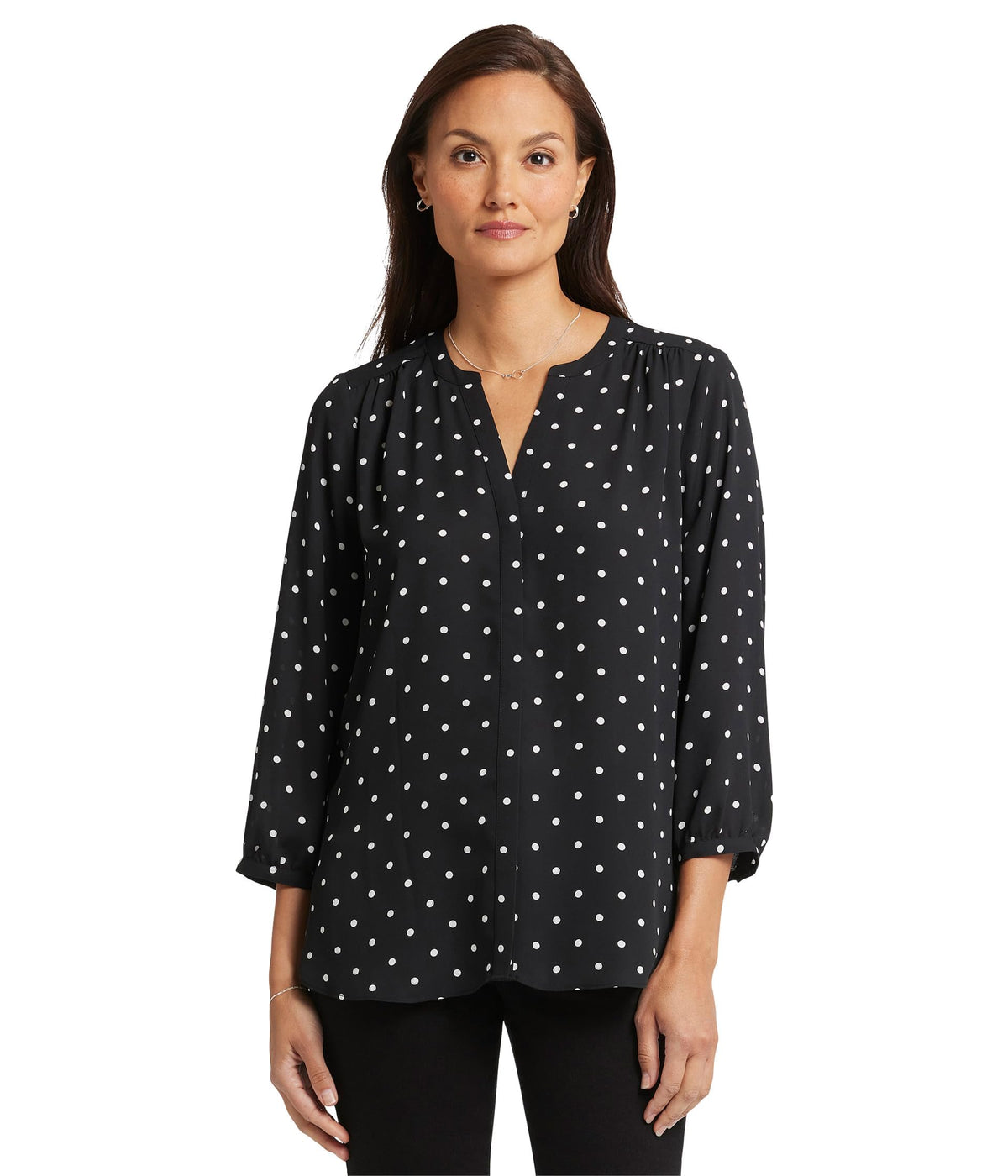 Womens Sleeveless Pintuck Top
