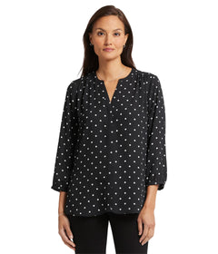 Womens Sleeveless Pintuck Top