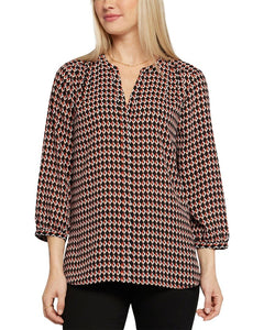 Womens Sleeveless Pintuck Top