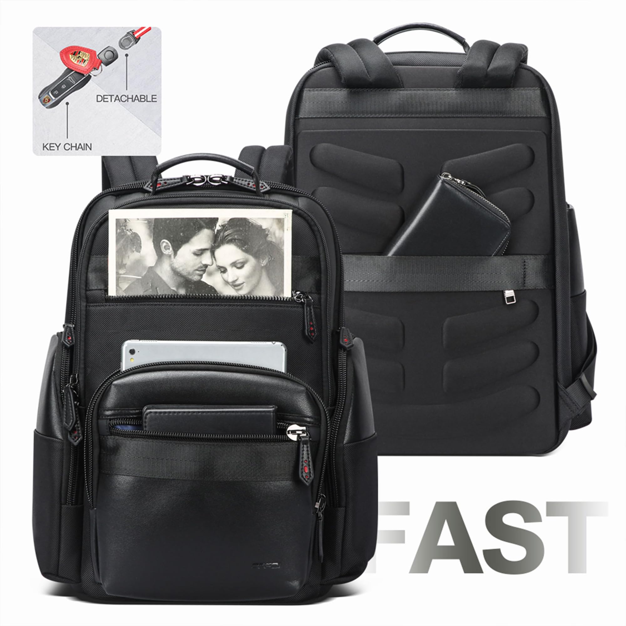 Anti Theft Business Laptop Travel Backpack for Men