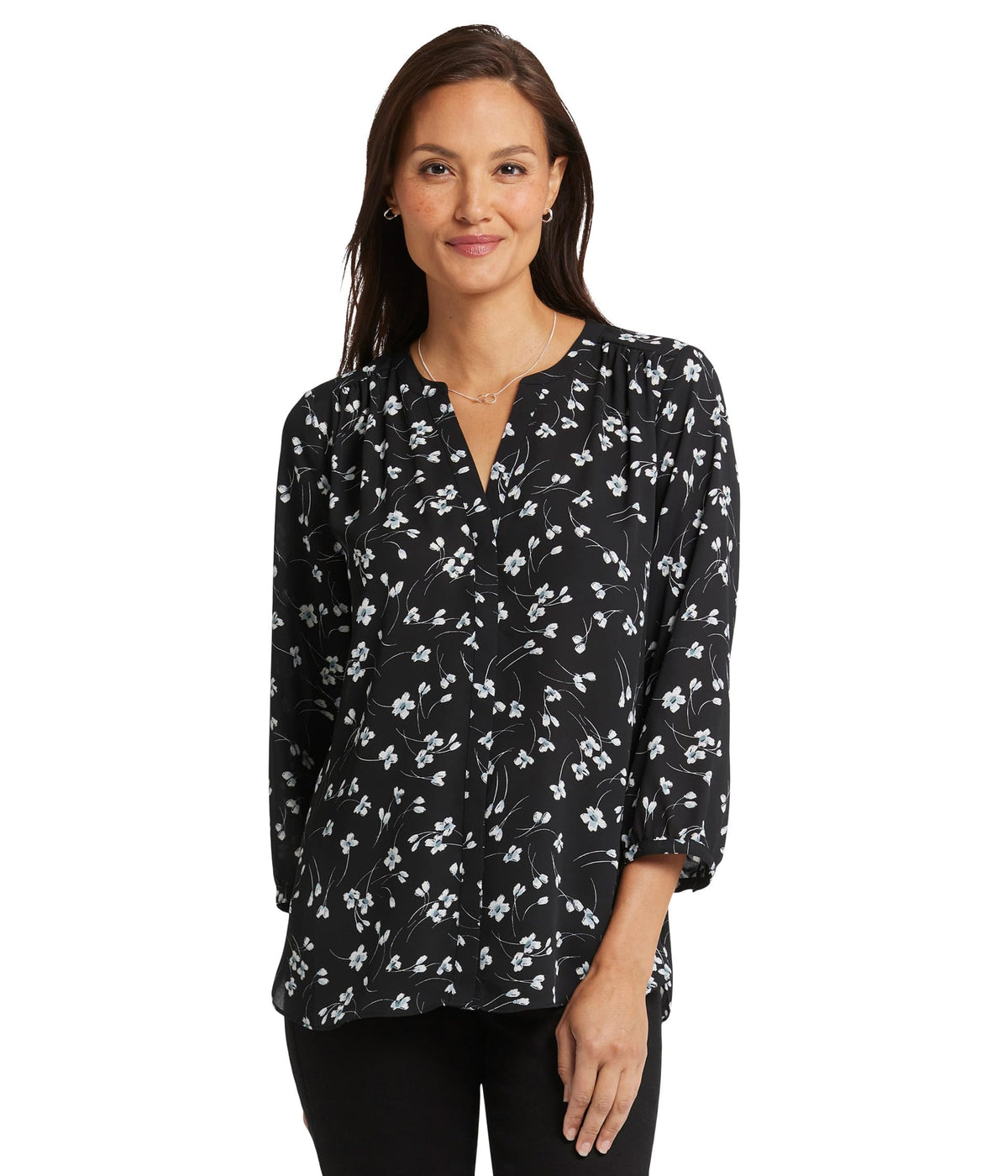 Womens Sleeveless Pintuck Top