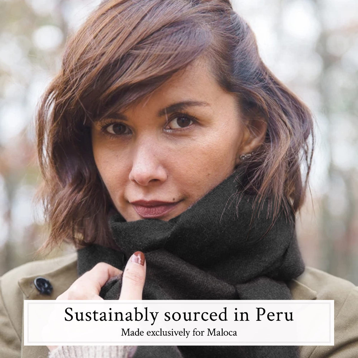 Pure Baby Alpaca Oversized Unisex Scarf