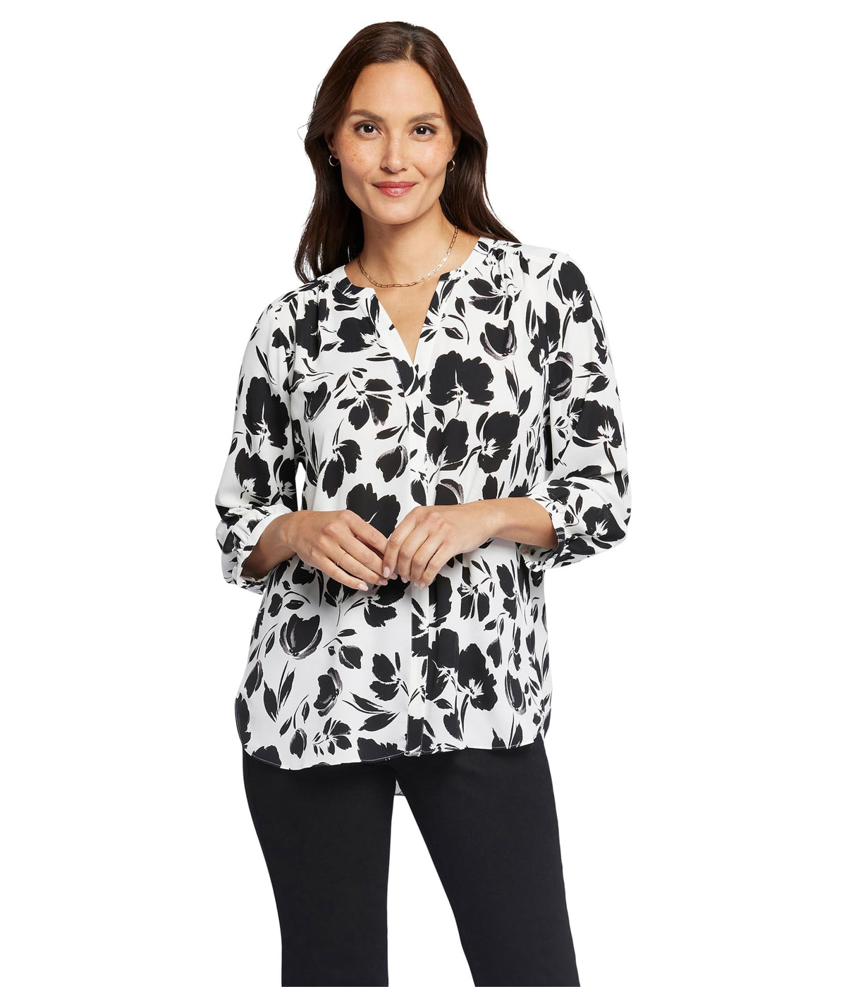 Womens Sleeveless Pintuck Top