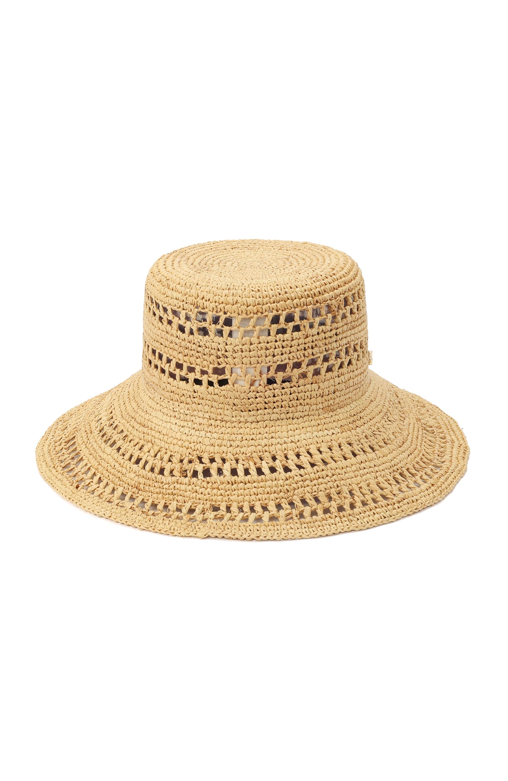 Open Weave Natural Sun Hat for Women