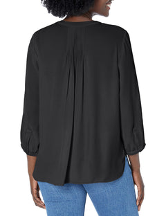 Womens Sleeveless Pintuck Top