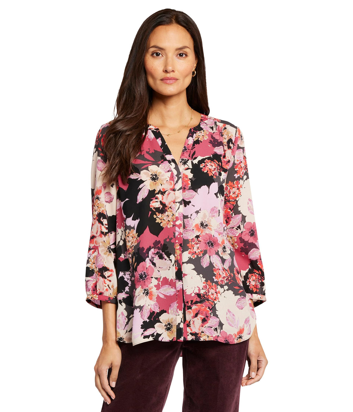 Womens Sleeveless Pintuck Top