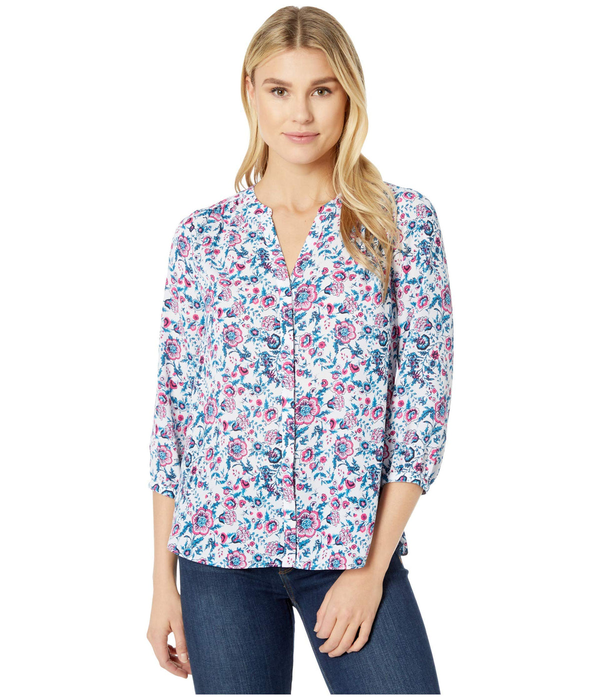 Womens Sleeveless Pintuck Top
