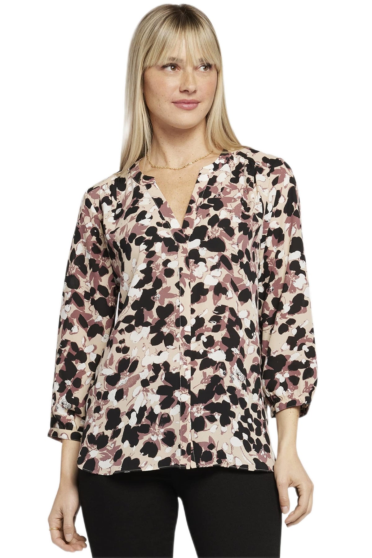 Womens Sleeveless Pintuck Top