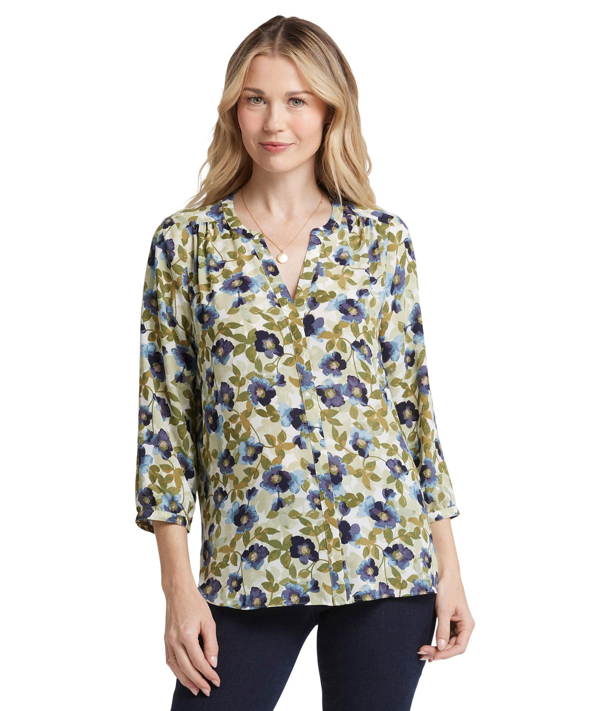 Womens Sleeveless Pintuck Top