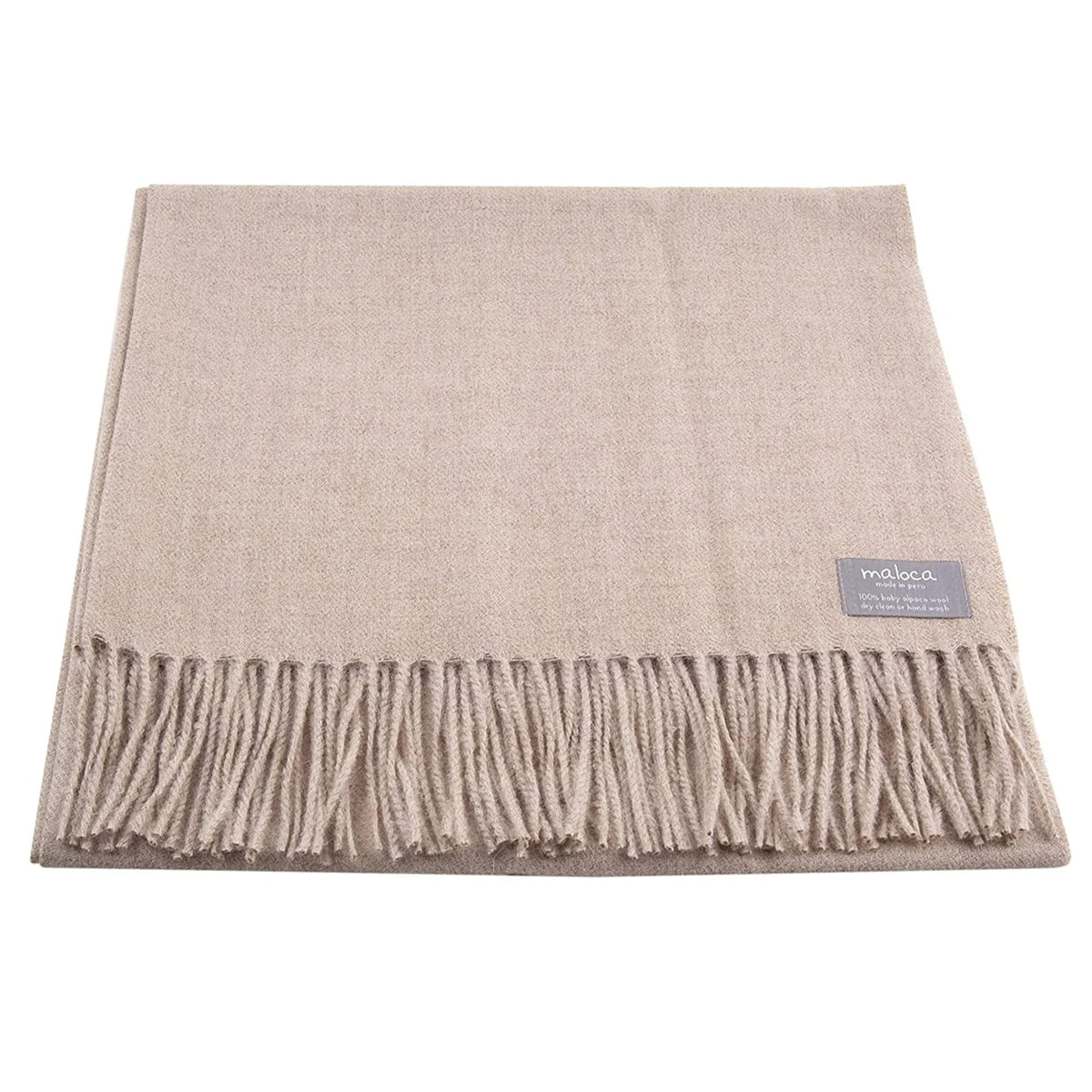 Pure Baby Alpaca Oversized Unisex Scarf