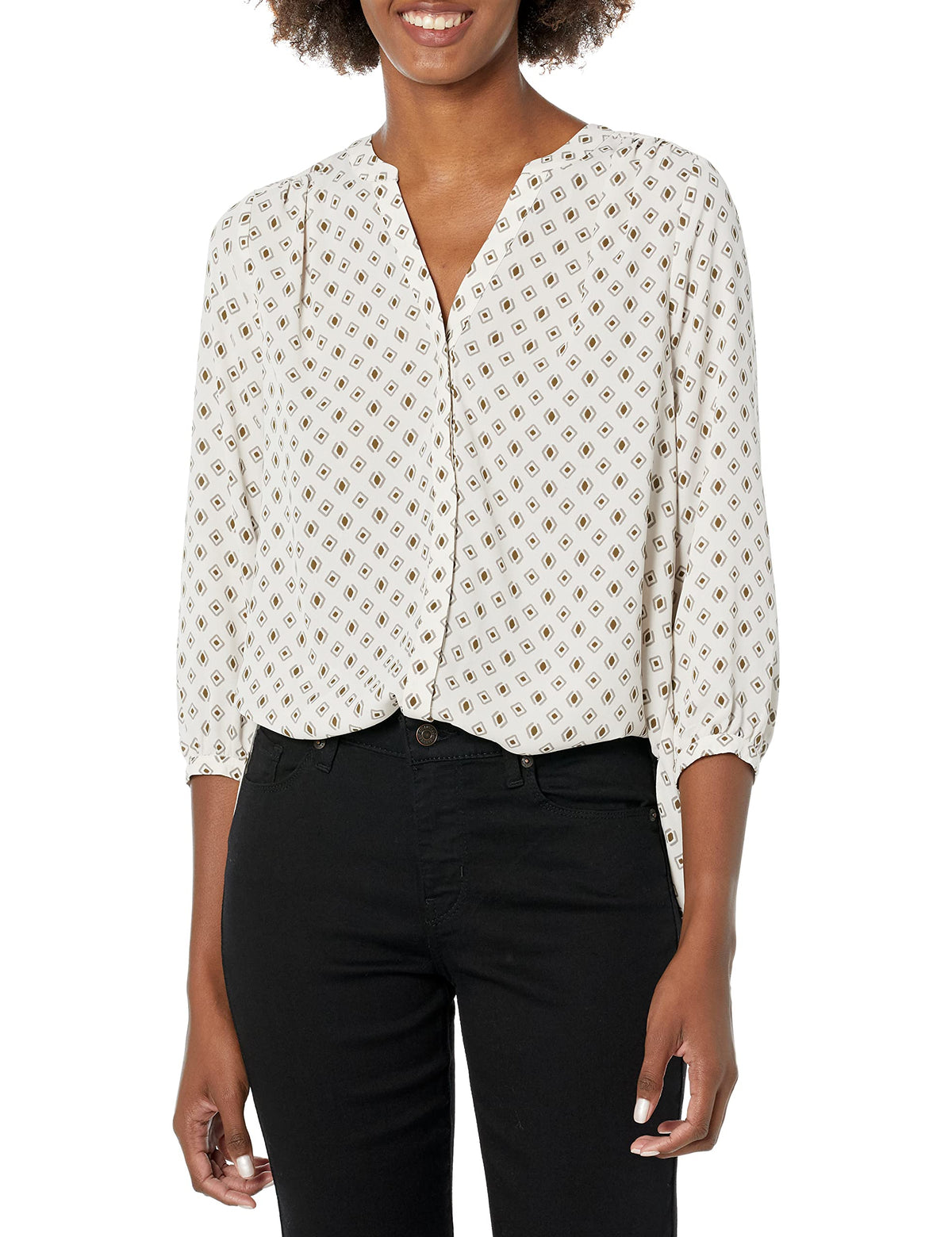 Womens Sleeveless Pintuck Top
