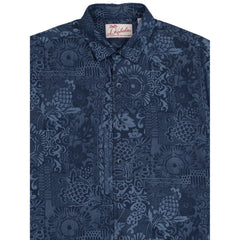 Mens Short Sleeve Apana Button Up Shirt