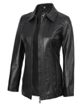 Lambskin Leather Blazer Jacket Casual Coat