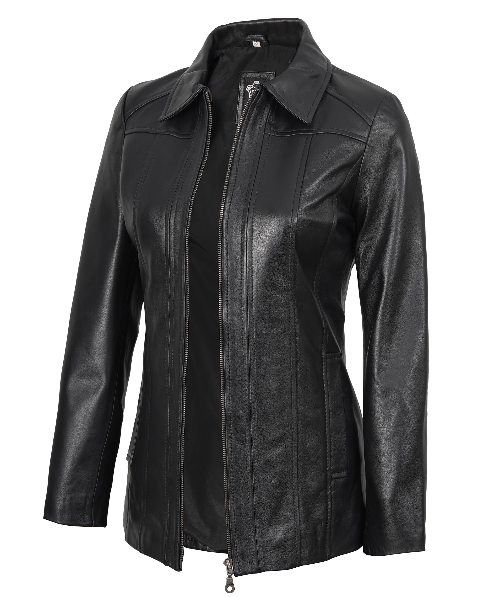 Lambskin Leather Blazer Jacket Casual Coat