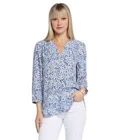 Womens Sleeveless Pintuck Top