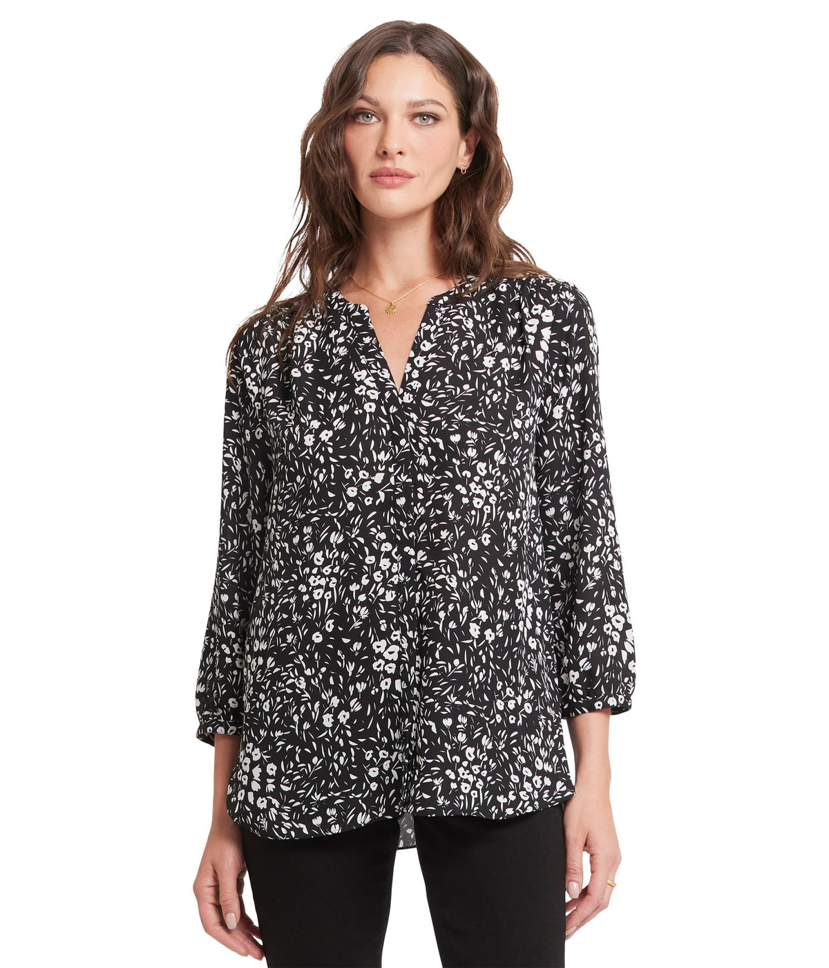 Womens Sleeveless Pintuck Top