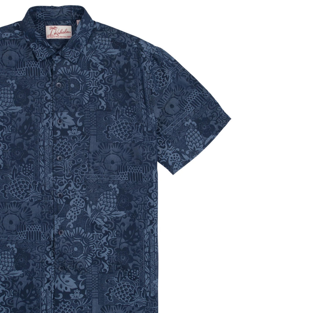 Mens Short Sleeve Apana Button Up Shirt