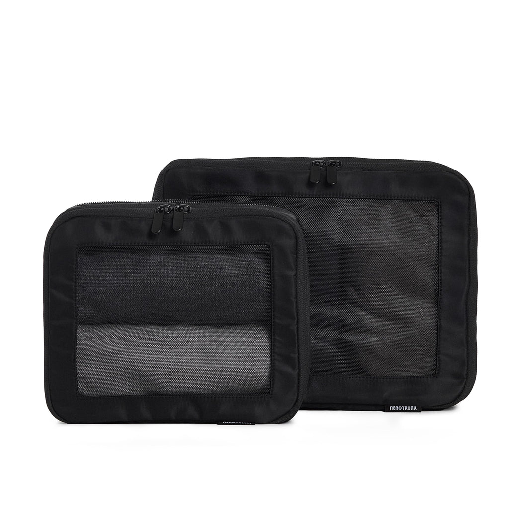 Double Zipper Compression Packing Cubes for Travel