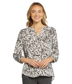 Womens Sleeveless Pintuck Top