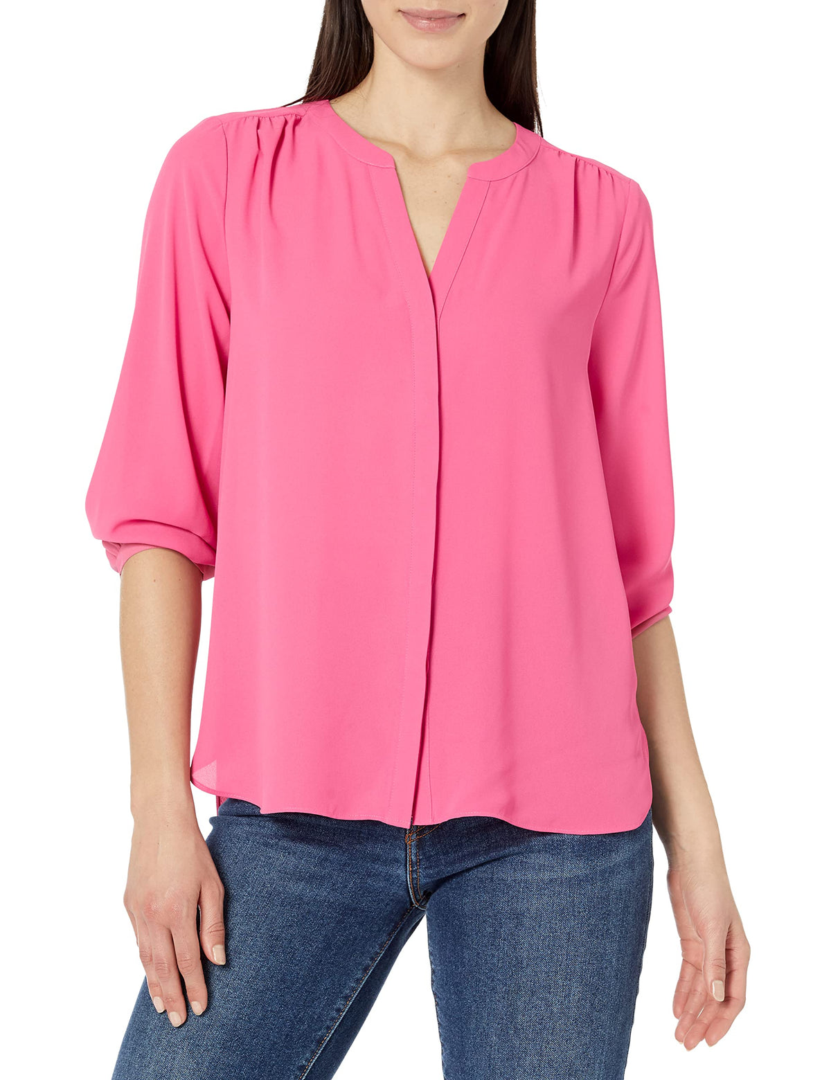 Womens Sleeveless Pintuck Top