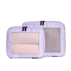 Double Zipper Compression Packing Cubes for Travel
