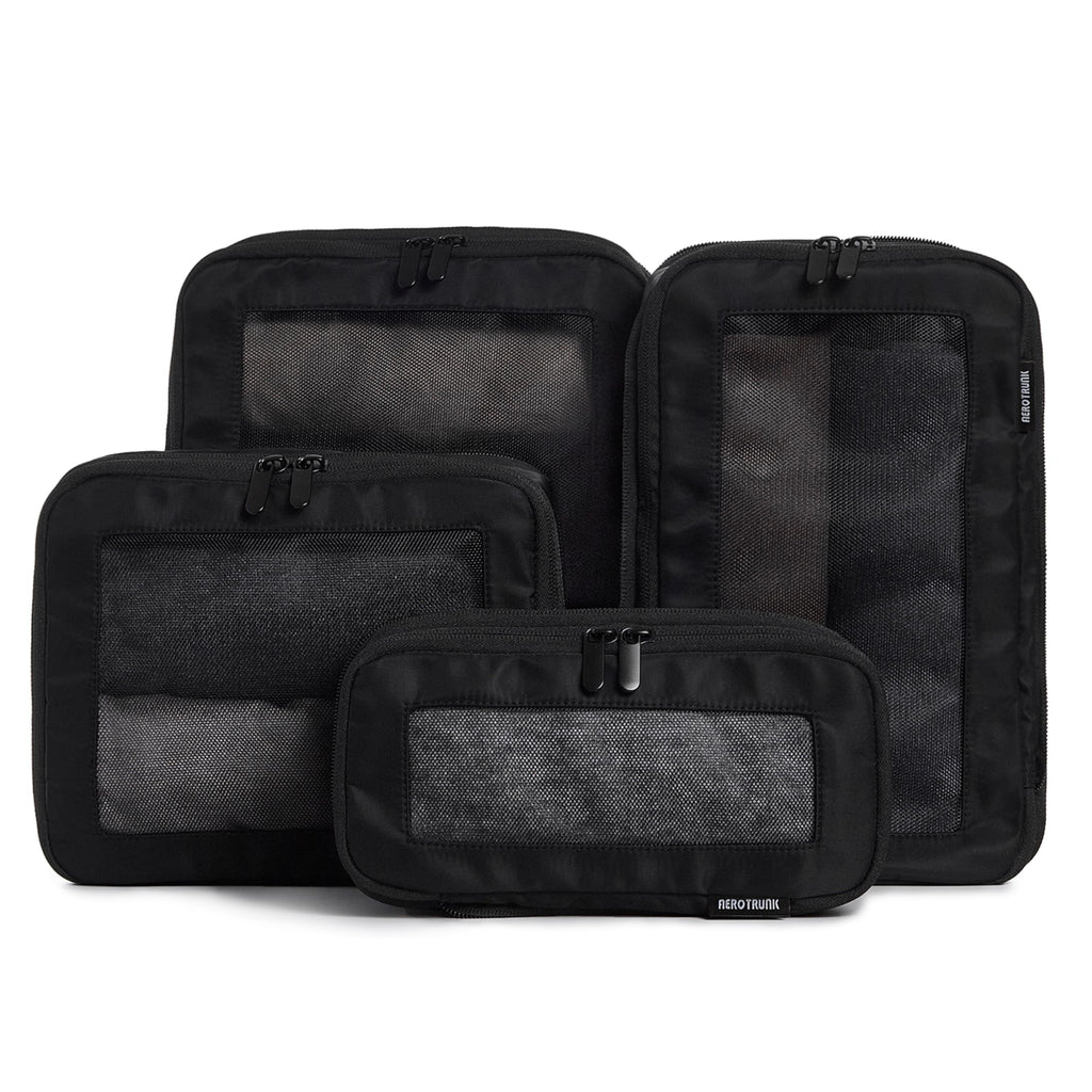 Double Zipper Compression Packing Cubes for Travel