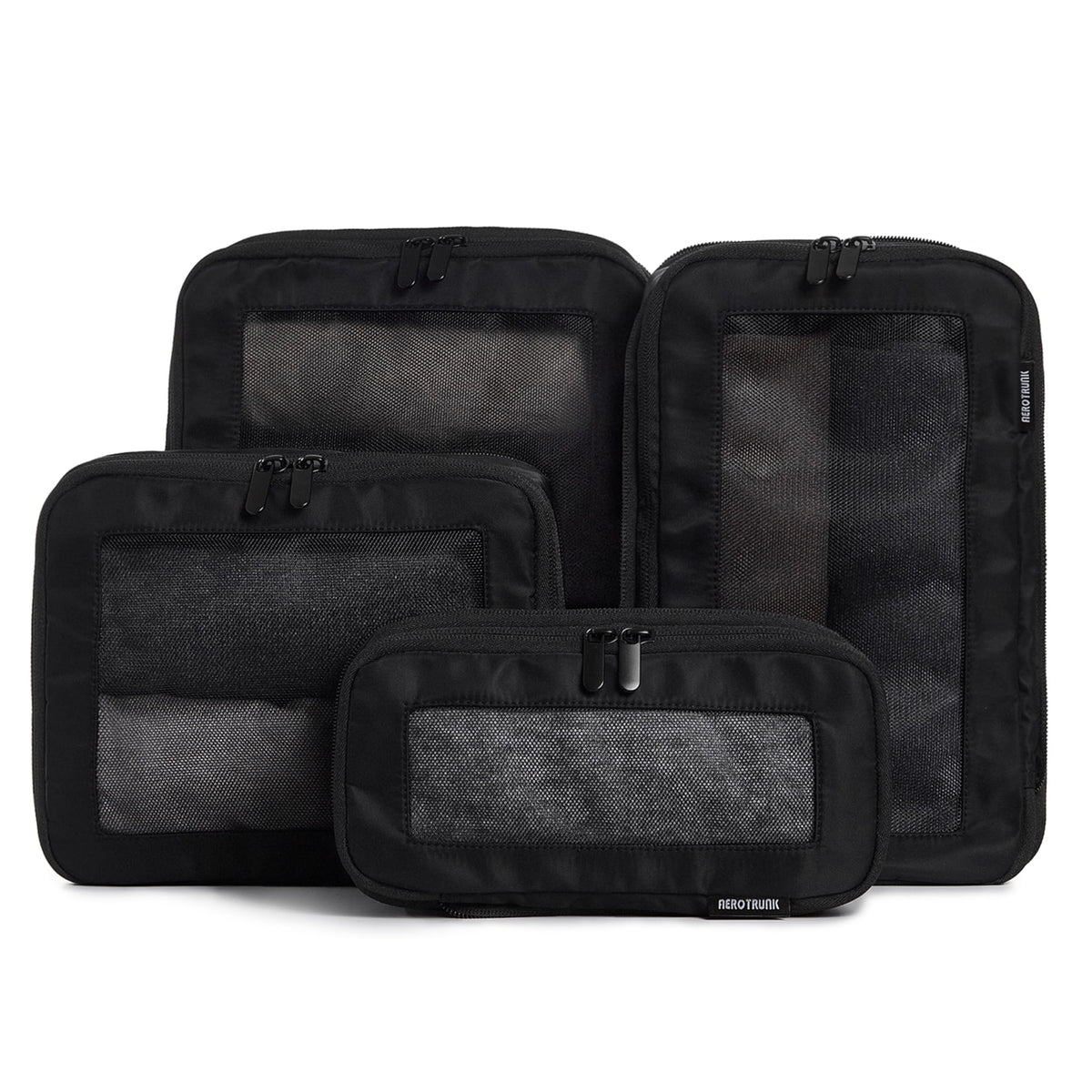 Double Zipper Compression Packing Cubes for Travel