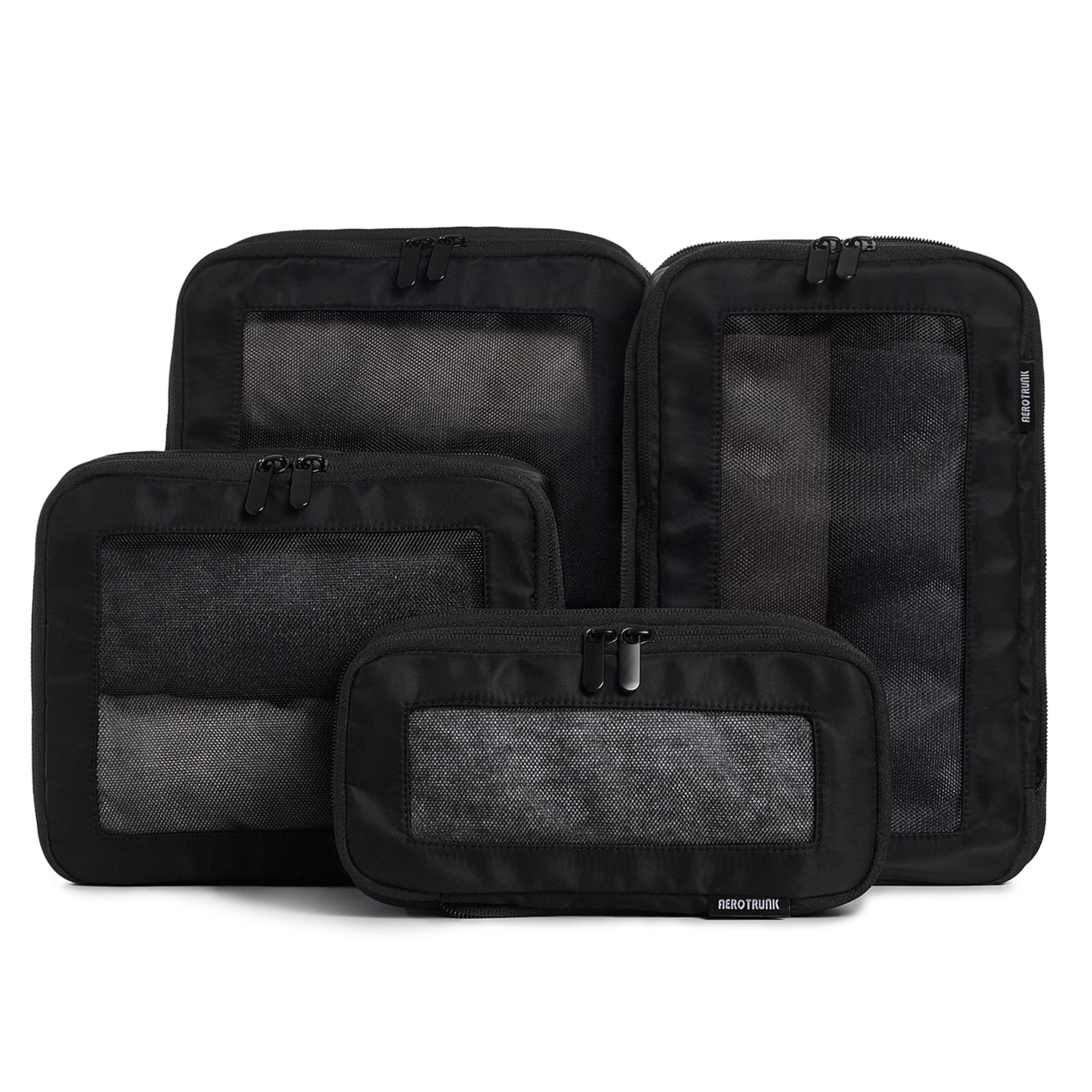 Double Zipper Compression Packing Cubes for Travel