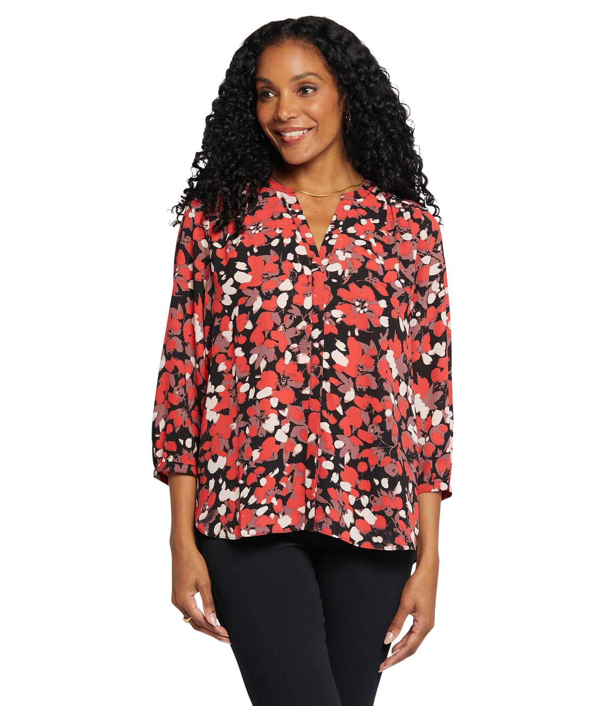 Womens Sleeveless Pintuck Top