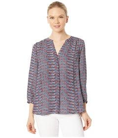 Womens Sleeveless Pintuck Top
