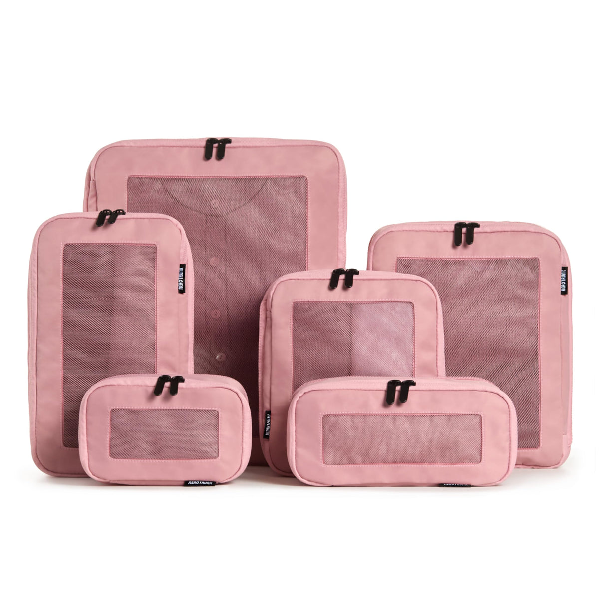Double Zipper Compression Packing Cubes for Travel