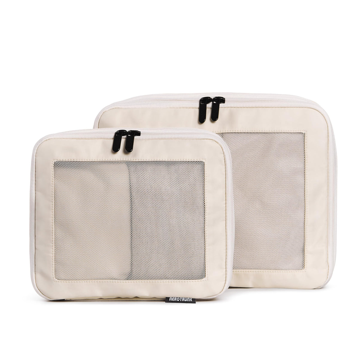 Double Zipper Compression Packing Cubes for Travel