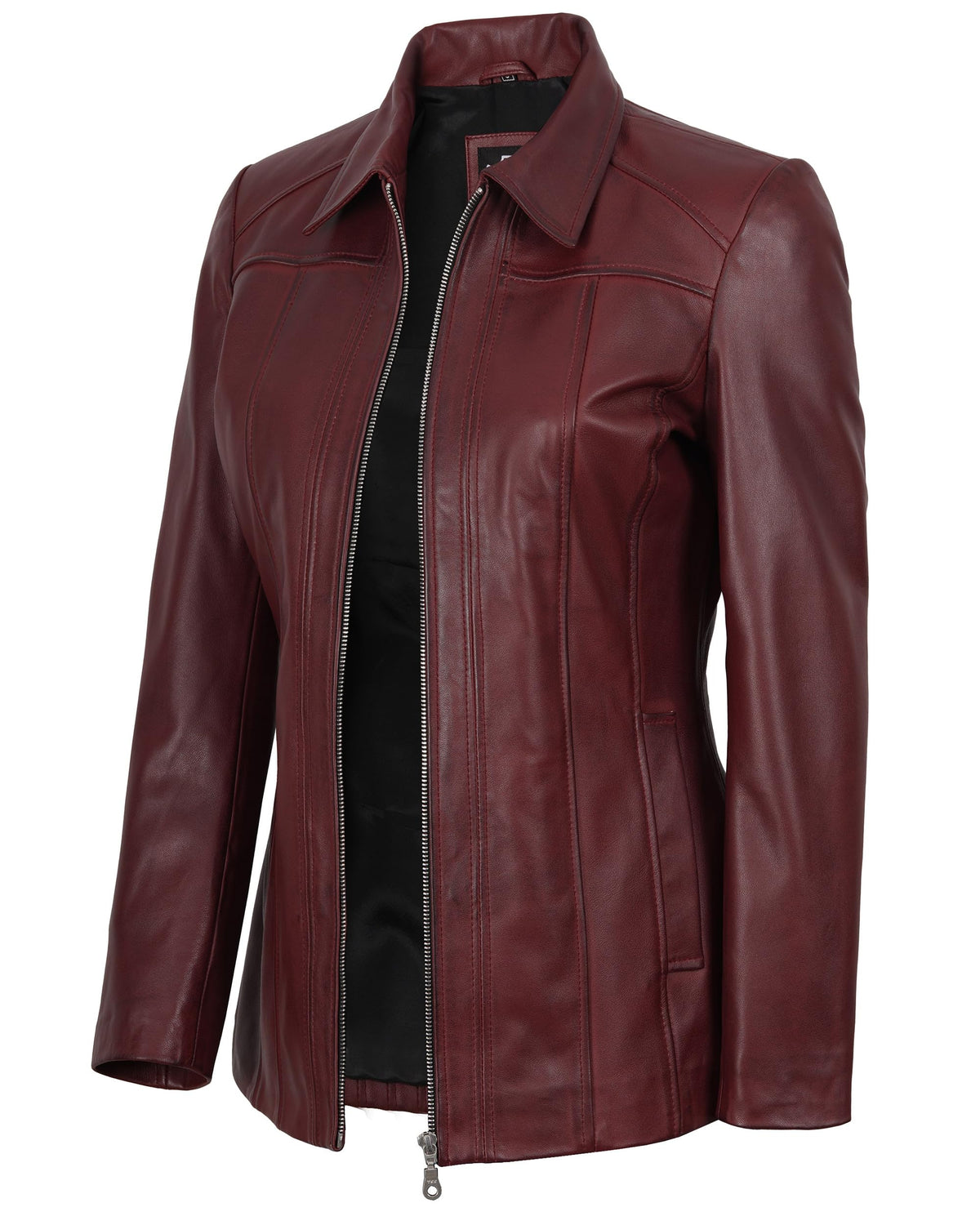 Lambskin Leather Blazer Jacket Casual Coat