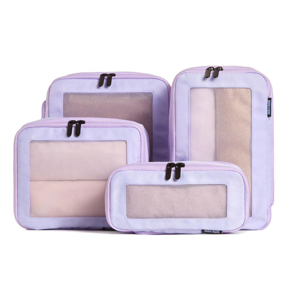 Double Zipper Compression Packing Cubes for Travel