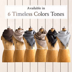 Pure Baby Alpaca Oversized Unisex Scarf