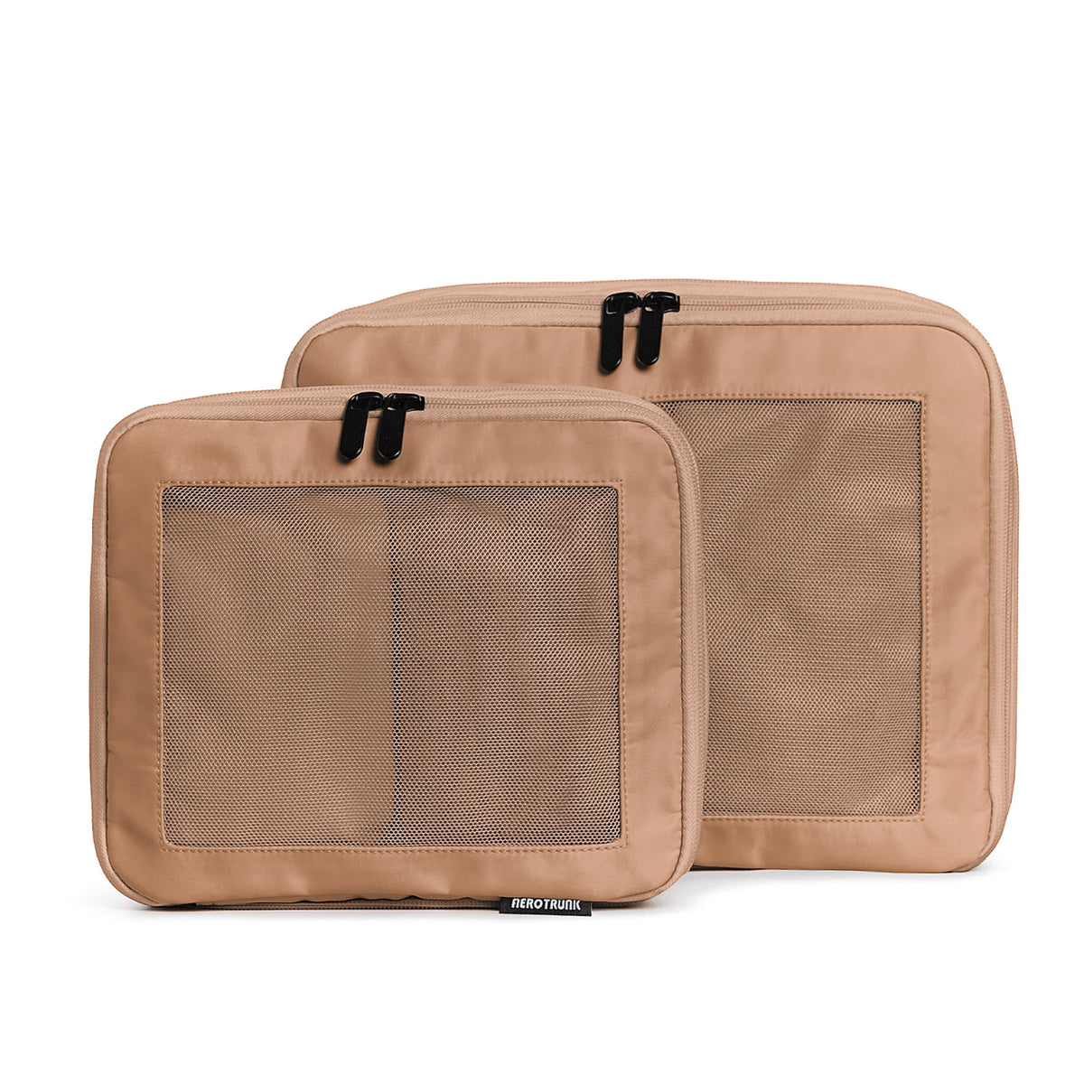 Double Zipper Compression Packing Cubes for Travel