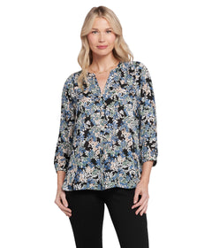 Womens Sleeveless Pintuck Top