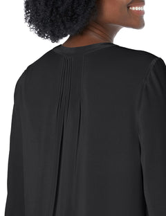 Womens Sleeveless Pintuck Top