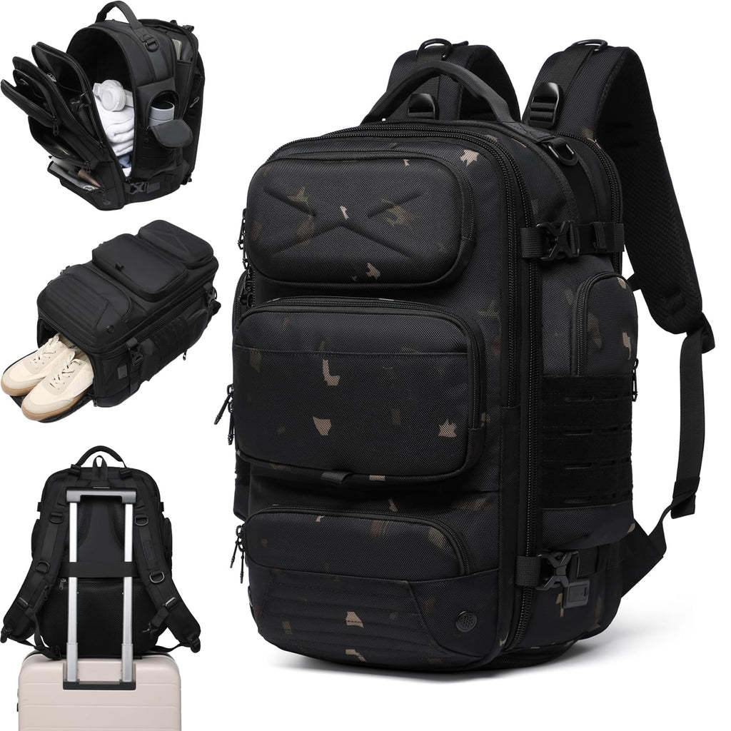 Expandable Extra Large Carry On Laptop Travel Backpack for Men