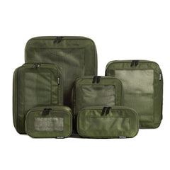 Double Zipper Compression Packing Cubes for Travel