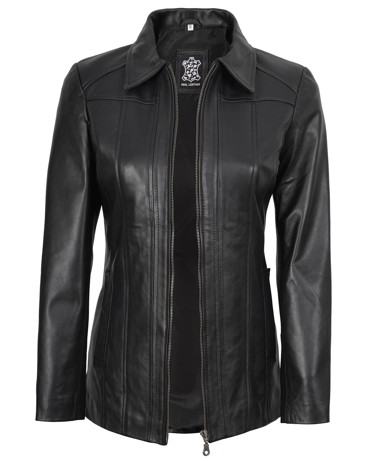 Lambskin Leather Blazer Jacket Casual Coat