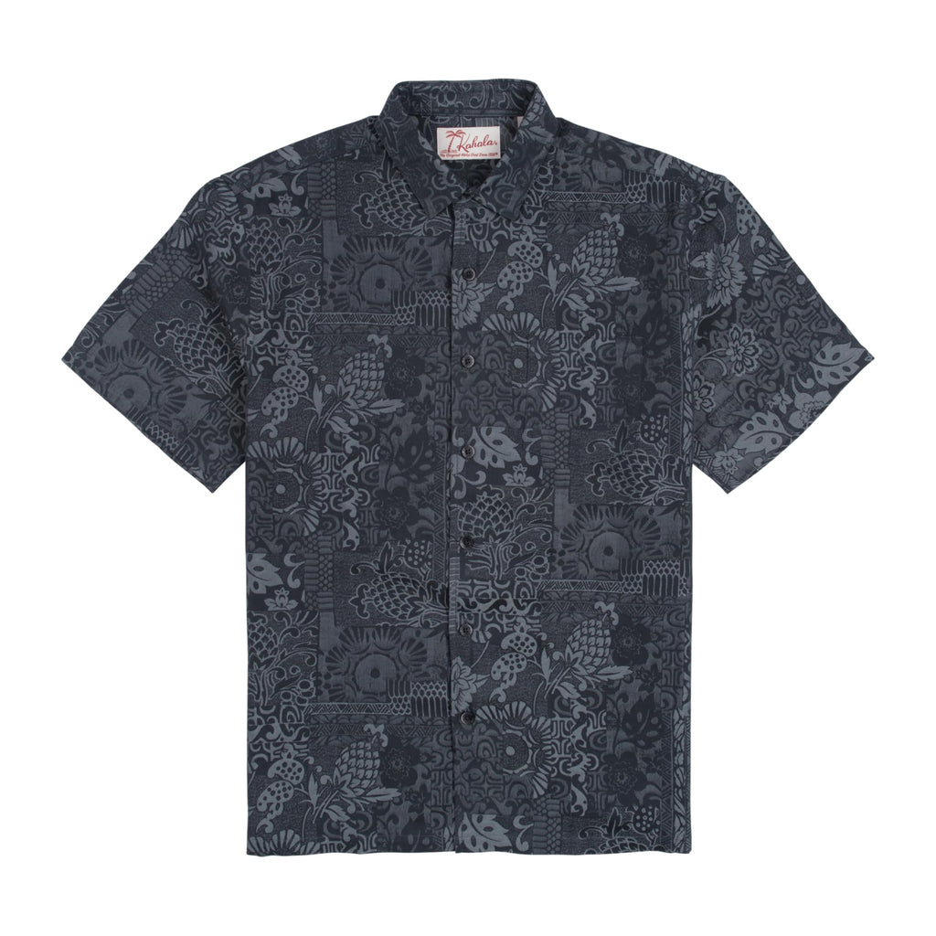 Mens Short Sleeve Apana Button Up Shirt
