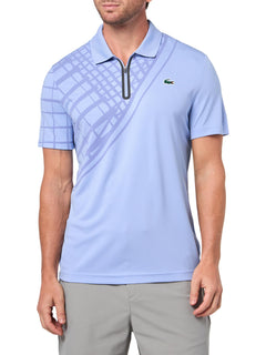 Mens Ultra Dry Printed Slim Fit Tennis Polo