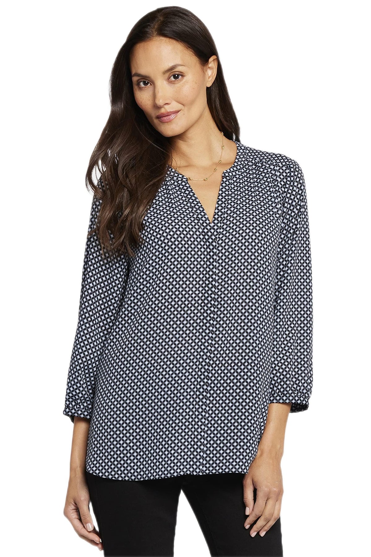Womens Sleeveless Pintuck Top