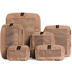 Double Zipper Compression Packing Cubes for Travel