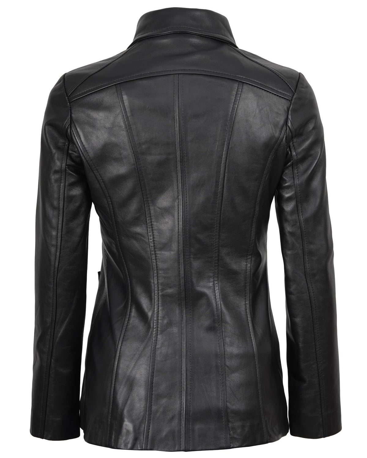 Lambskin Leather Blazer Jacket Casual Coat