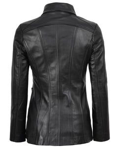 Lambskin Leather Blazer Jacket Casual Coat